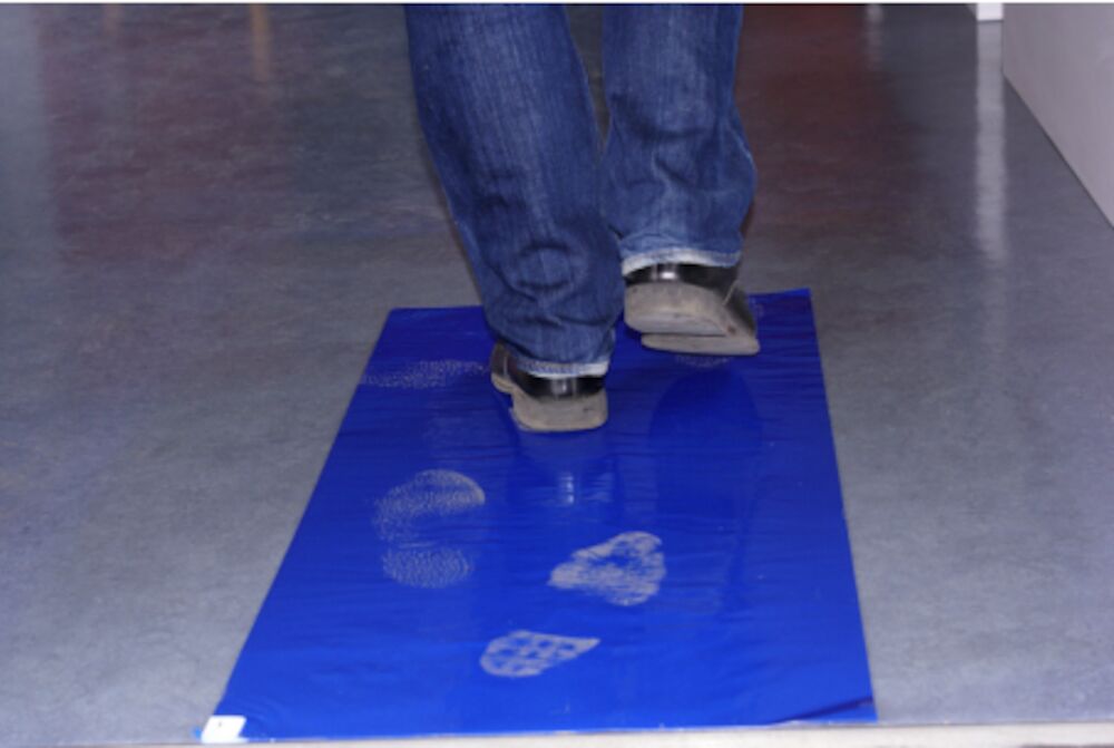 KLIBBMATTA GIGANT BLÅ L1300XB800MM