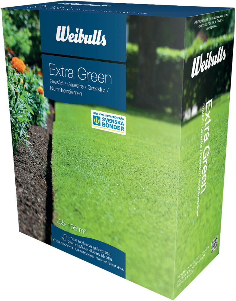 GRÄSFRÖ WEIBULLS EXTRA GREEN 3KG 620360