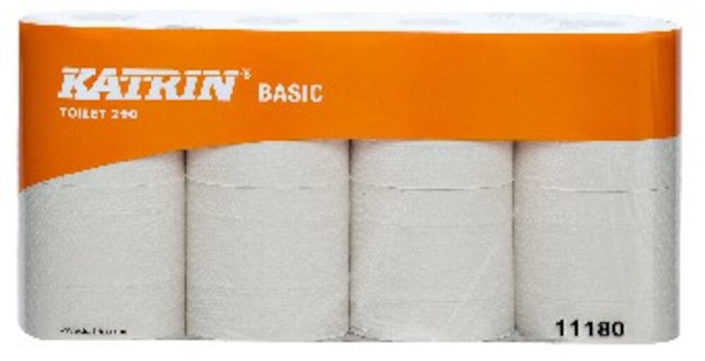 TOALETTPAPPER BASIC 360 KATRIN 2-LAGER 6PACK